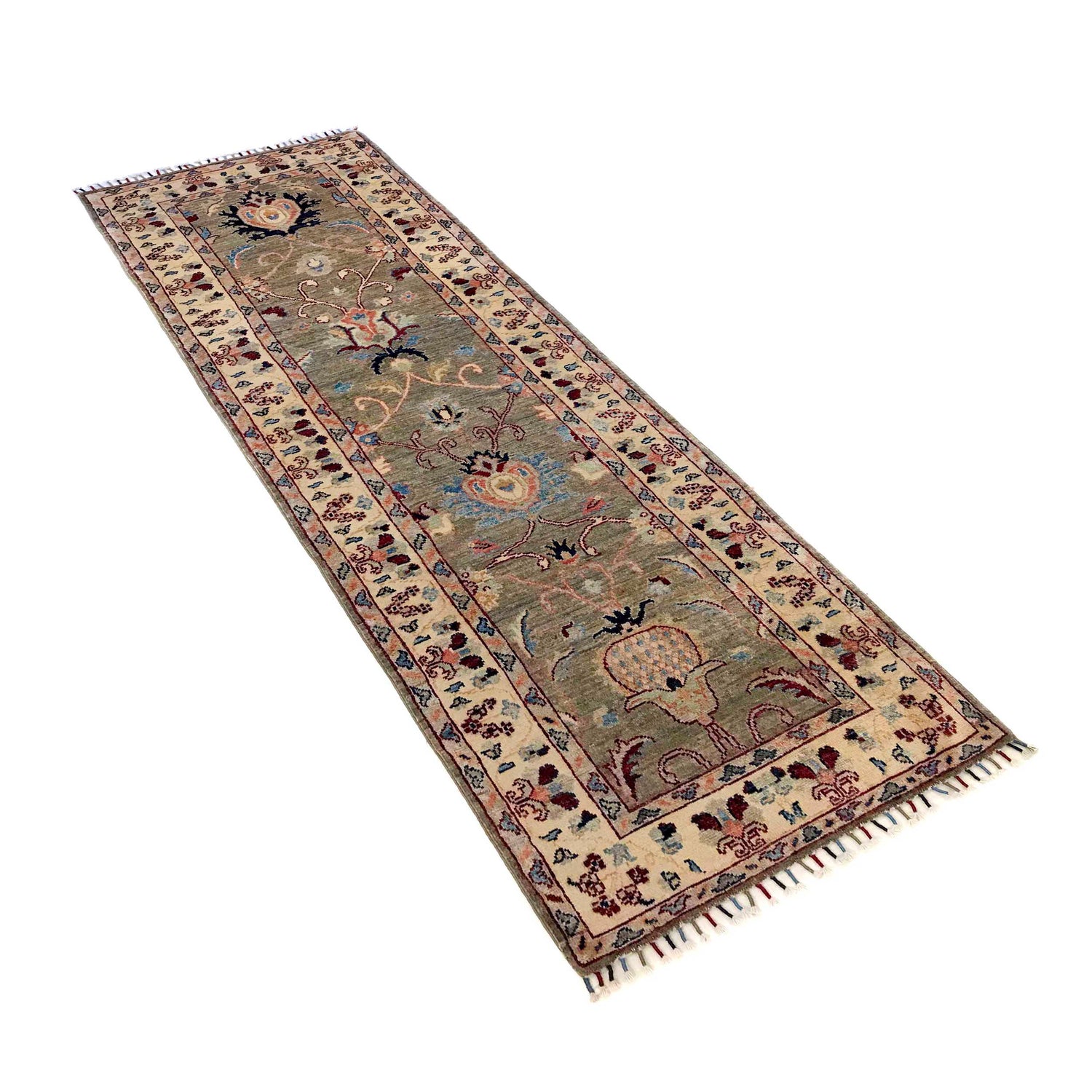 Modern Sultani Carpet Runner 2' 7" x 8' 1" ft / 79 x 247 cm - No. P35836