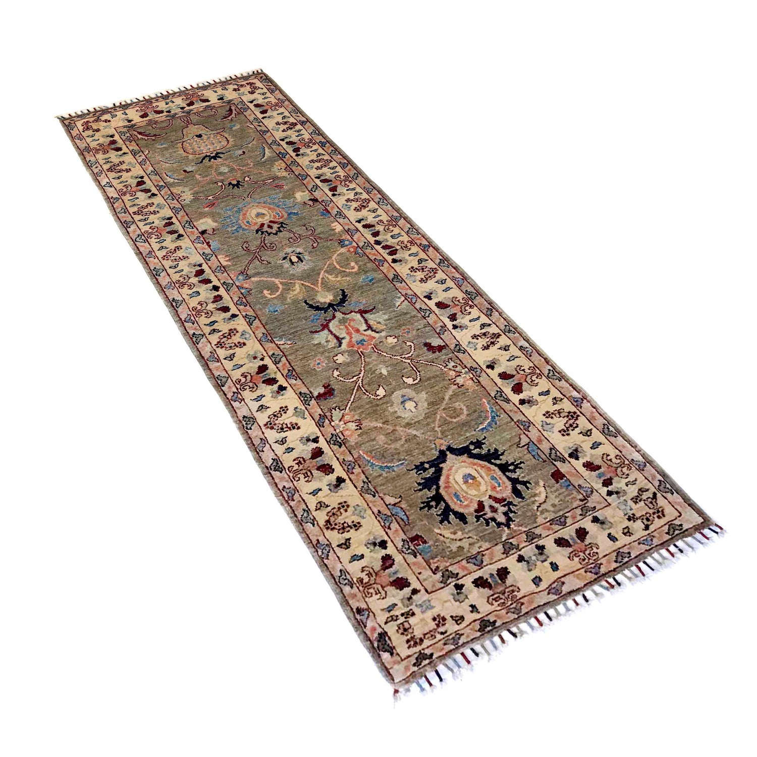 Modern Sultani Carpet Runner 2' 7" x 8' 1" ft / 79 x 247 cm - No. P35836