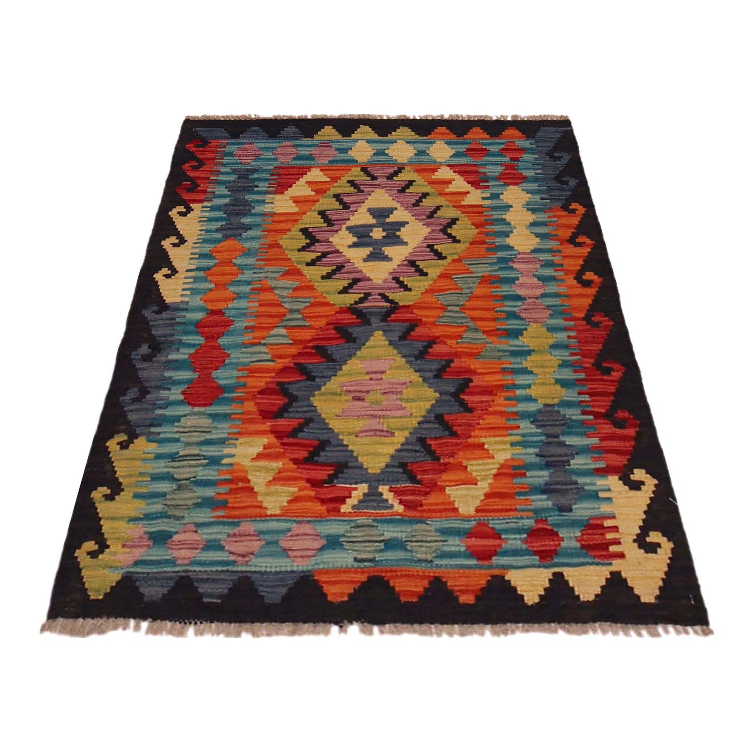 Small Size Chobi Kilim 2' 8" x 4' 0" ft / 81 x 122 cm - No. P35848
