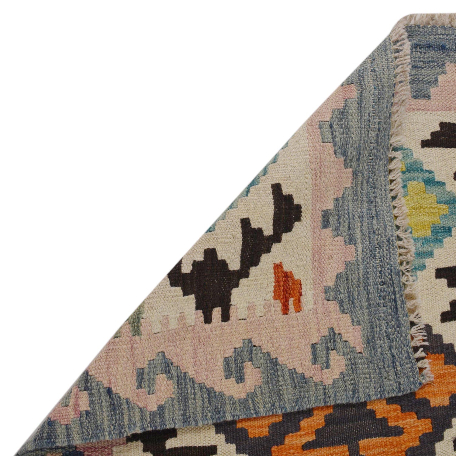 Hand Knotted Flatweave Kilim 2' 7" x 4' 3" ft / 79 x 130 cm - No. P35849