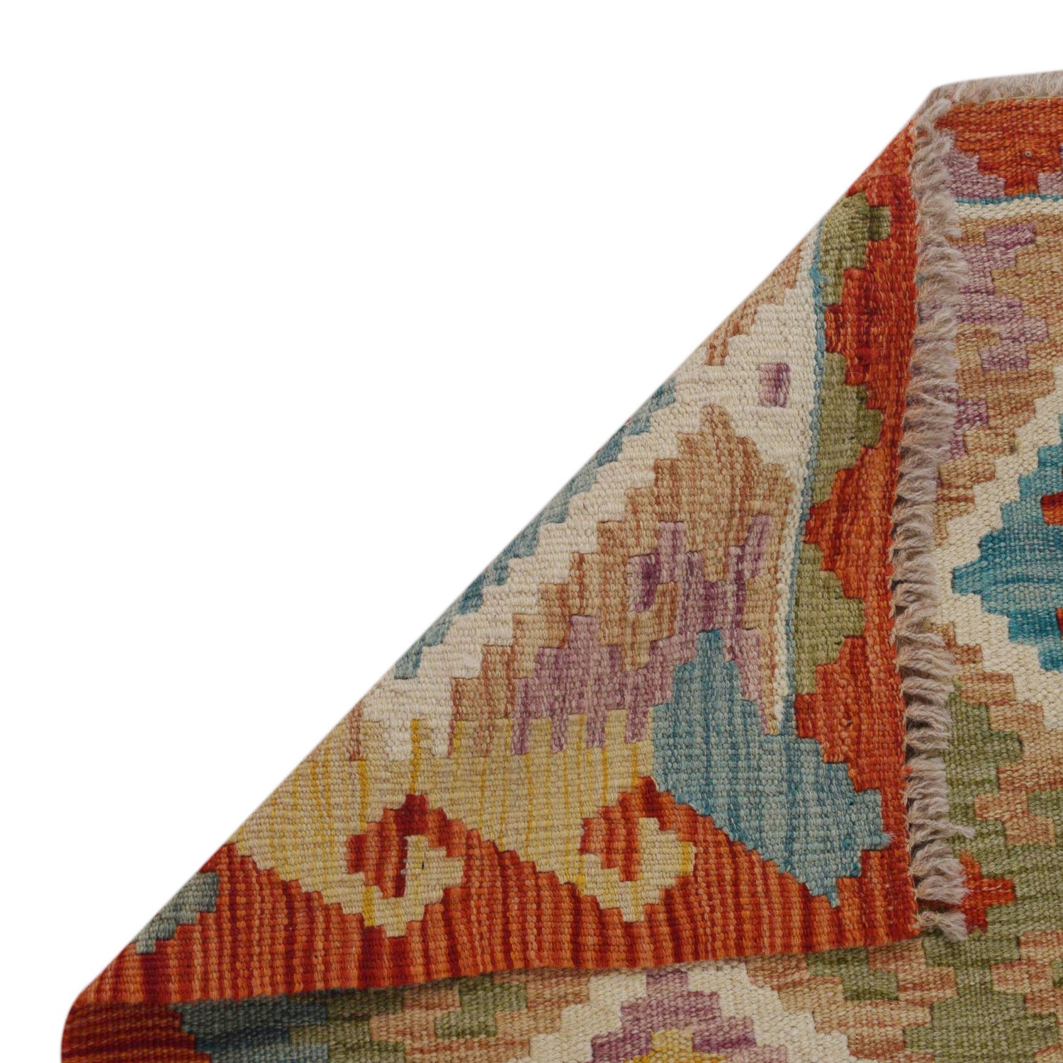 Hand Made Afghan Kilim 2' 6" x 4' 0" ft / 76 x 122 cm - No. P35851