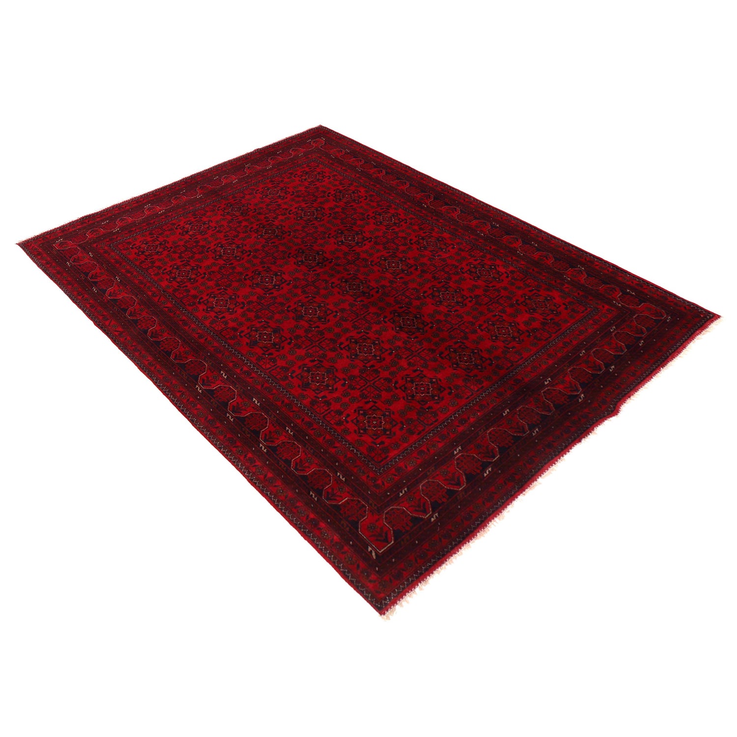 Red Color Khal Mohammadi Rug 6' 7" x 9' 9" ft / 200 x 296 cm - No. P35897