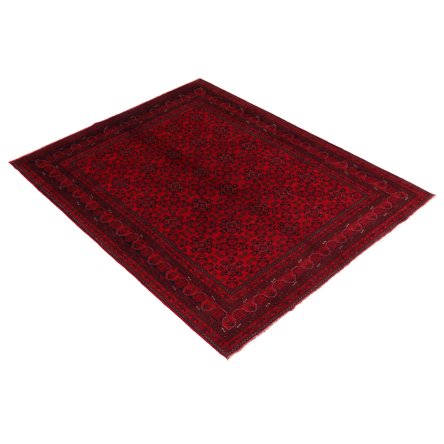 Red Color Khal Mohammadi Rug 6' 7" x 9' 9" ft / 200 x 296 cm - No. P35897
