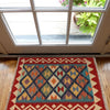 Hand Made Afghan Kilim 2' 0" x 2' 8" ft / 62 x 82 cm - No. P35999