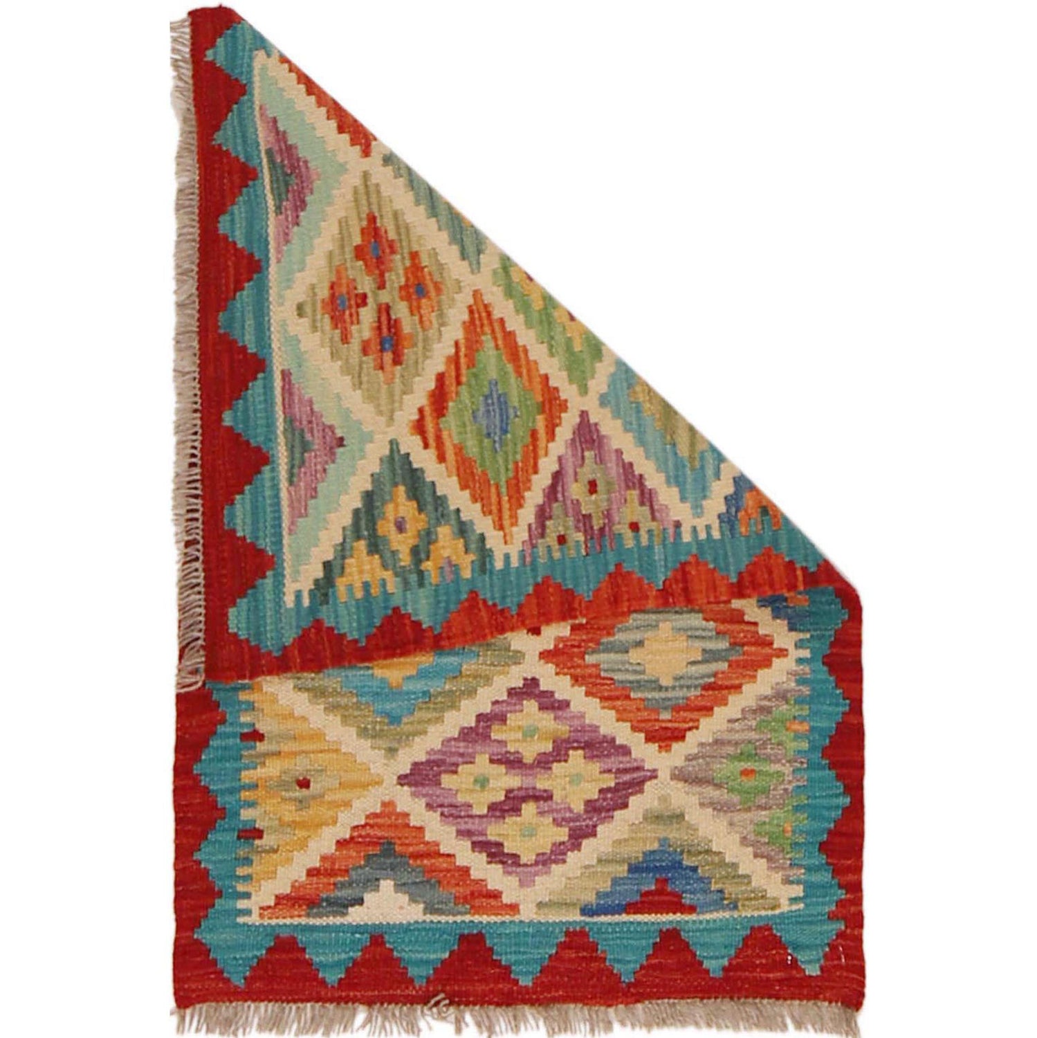 Small Size Chobi Kilim 2' 0" x 2' 11" ft / 60 x 89 cm - No. P36020