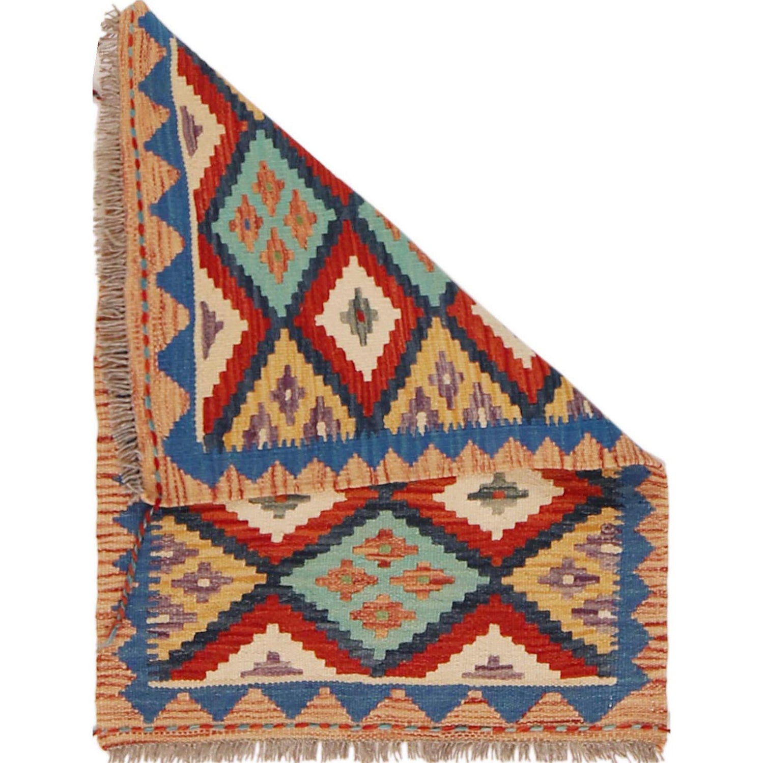 Small Size Chobi Kilim 2' 0" x 2' 11" ft / 62 x 89 cm - No. P36053