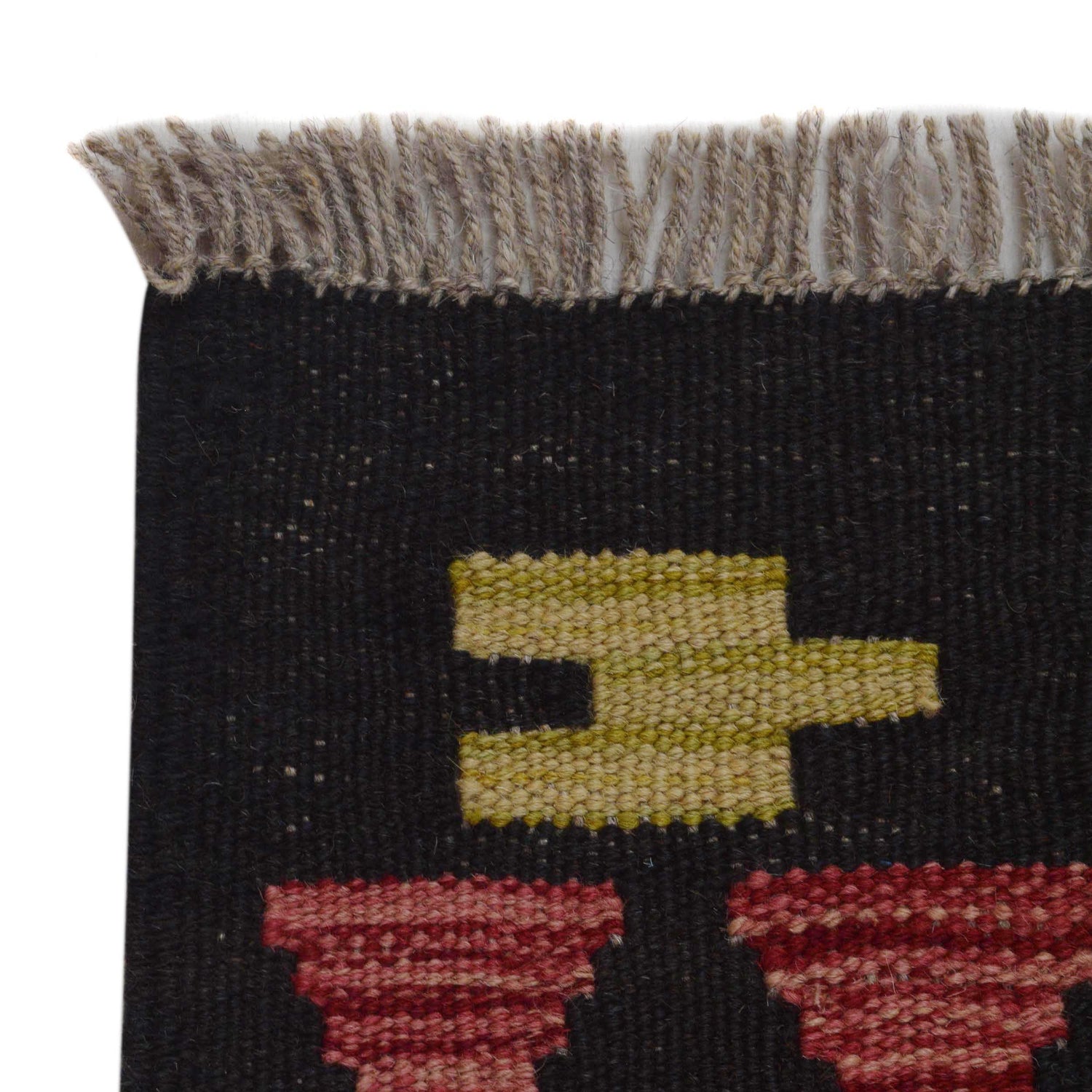 Handmade Vegetable Kelim 5' 1" x 6' 4" ft / 154 x 193 cm - No. P36103