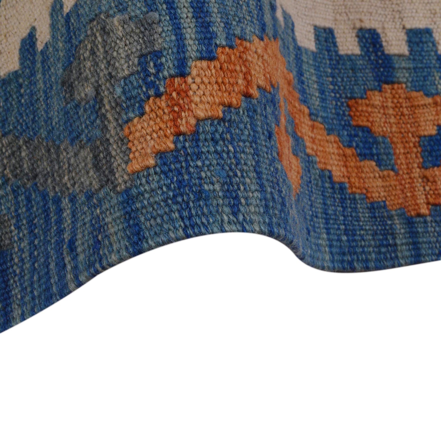 Hand Made Afghan Kilim 4' 2" x 5' 10" ft / 126 x 179 cm - No. P36116