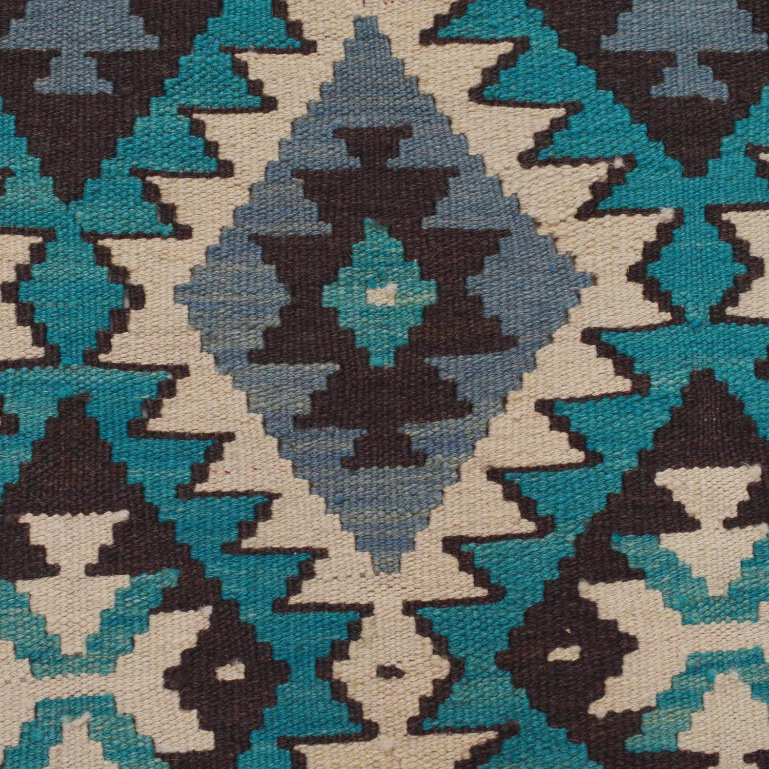 Handmade Afghan Vegetable Kilim 2' 10" x 4' 5" ft / 87 x 135 cm - No. P36133