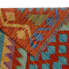 Hand Made Afghan Kilim Runner 2' 9" x 8' 5" ft / 85 x 256 cm - No. P36183