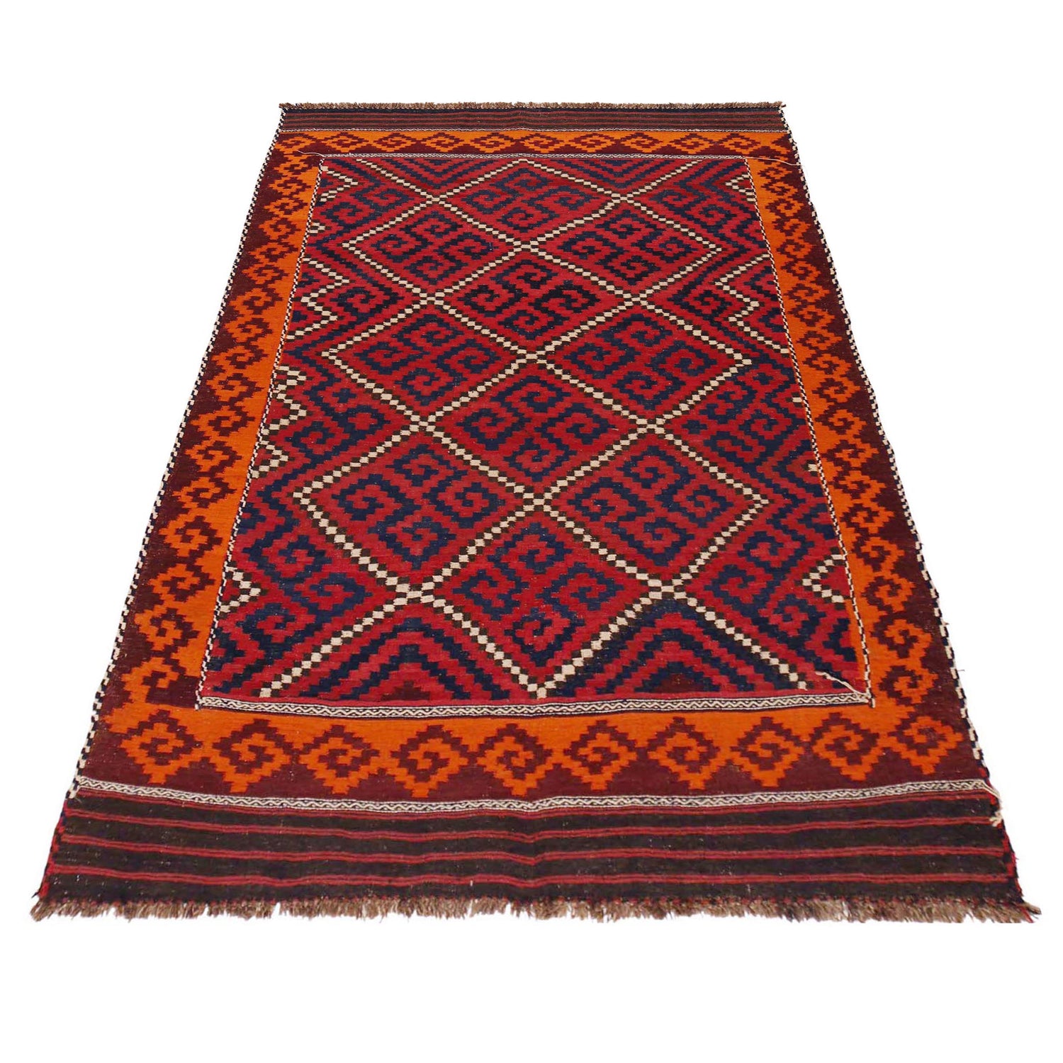 Afghan Vintage Kilim 5' 9" x 9' 8" ft / 175 x 294 cm - No. P36186