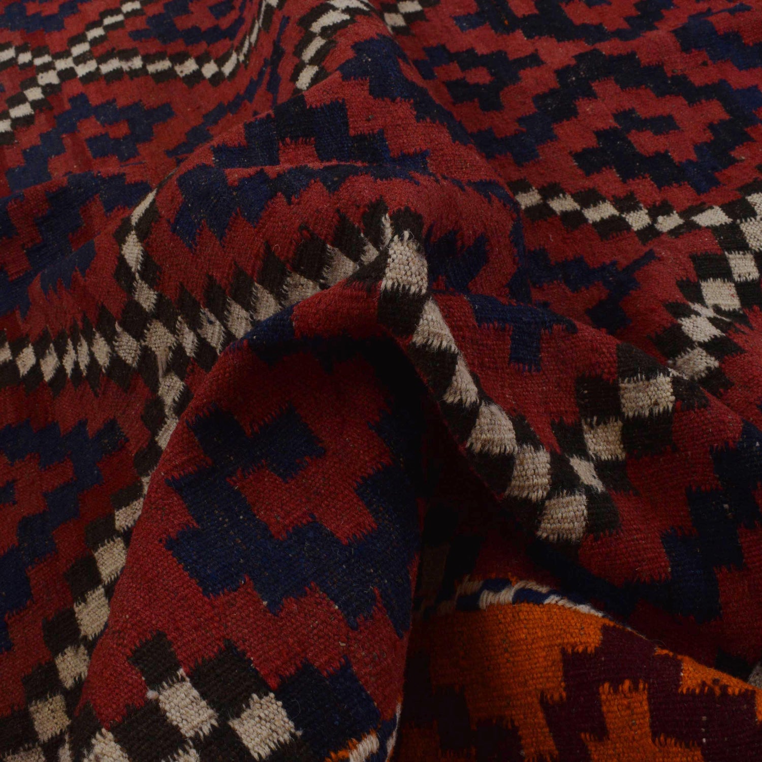 Afghan Vintage Kilim 5' 9" x 9' 8" ft / 175 x 294 cm - No. P36186