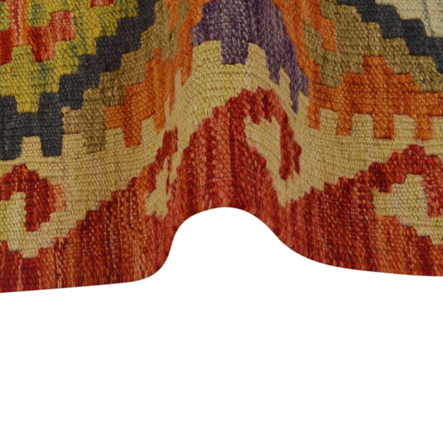 Handmade Vegetable Kilim 2' 9" x 4' 2" ft / 84 x 127 cm - No. P36249