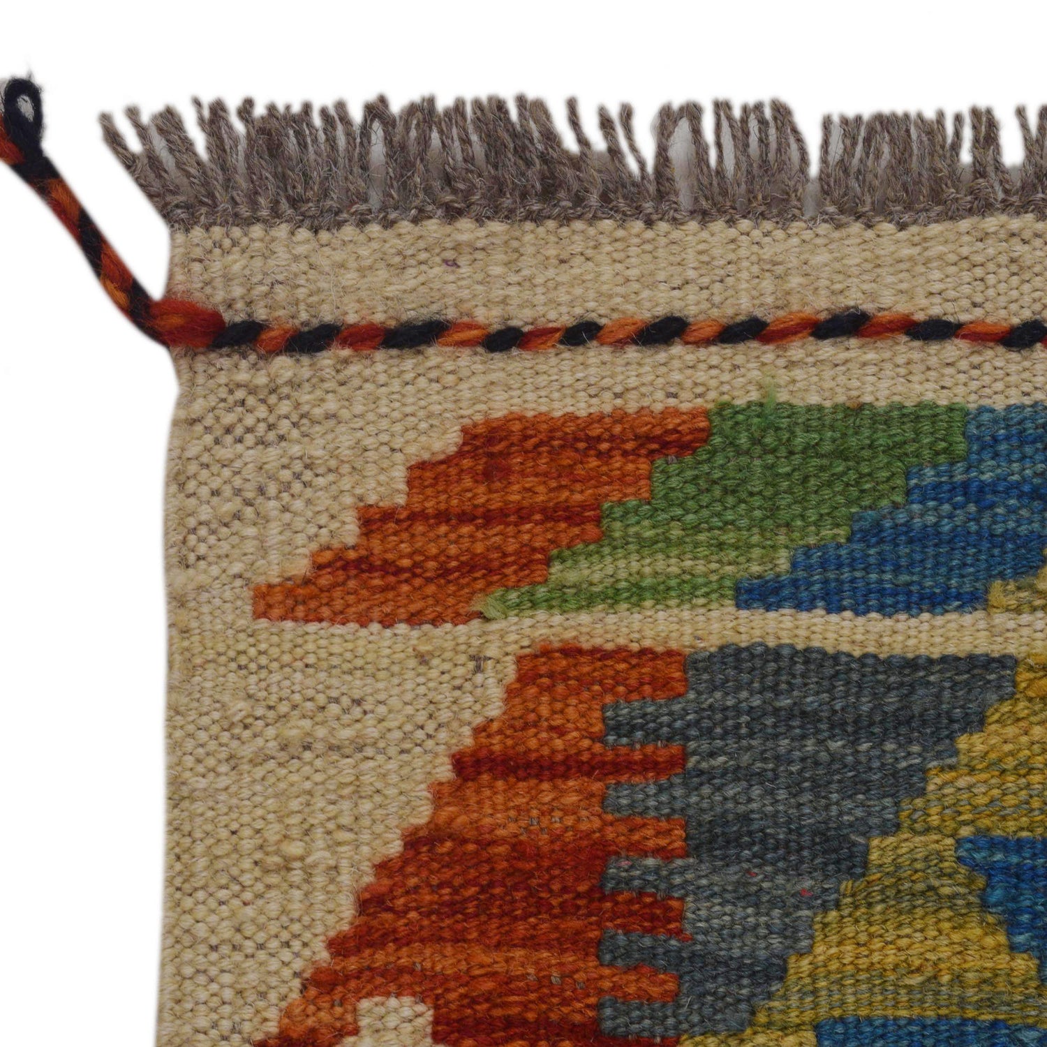 Handmade Vegetable Kilim 2' 10" x 4' 3" ft / 86 x 129 cm - No. P36256