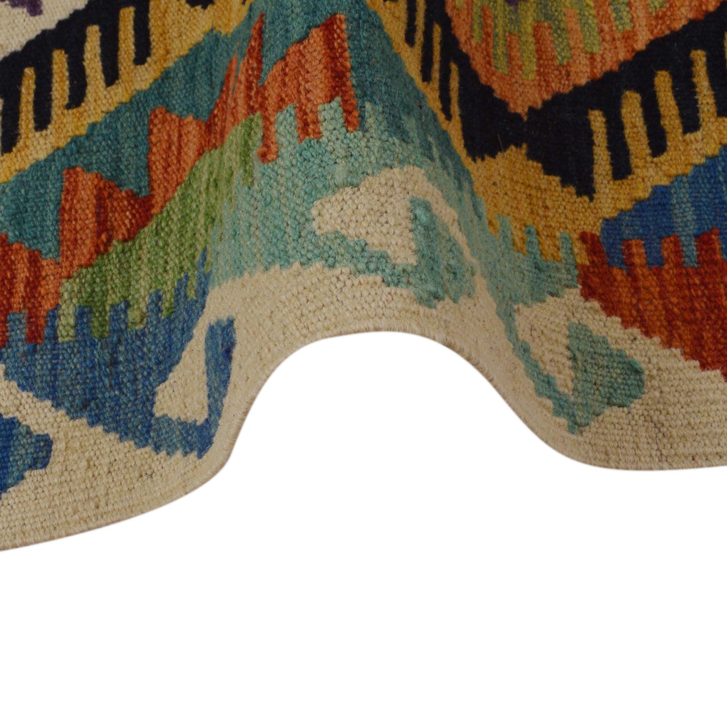 Handmade Vegetable Kilim 2' 10" x 4' 3" ft / 86 x 129 cm - No. P36256