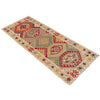 Hand Made Afghan Kilim Runner 3' 2" x 9' 4" ft / 97 x 285 cm - No. P36258