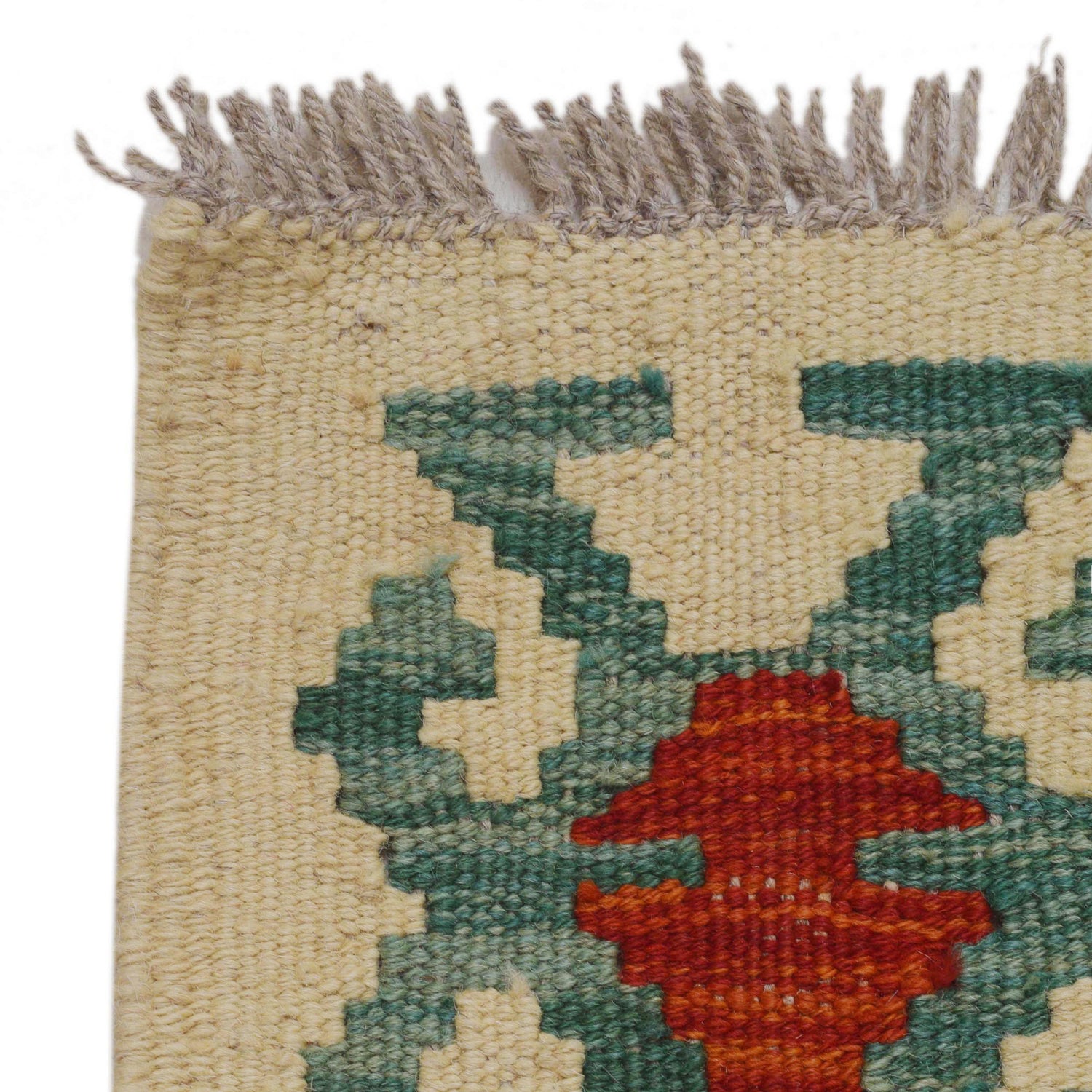 Hand Made Afghan Kilim Runner 3' 2" x 9' 4" ft / 97 x 285 cm - No. P36258