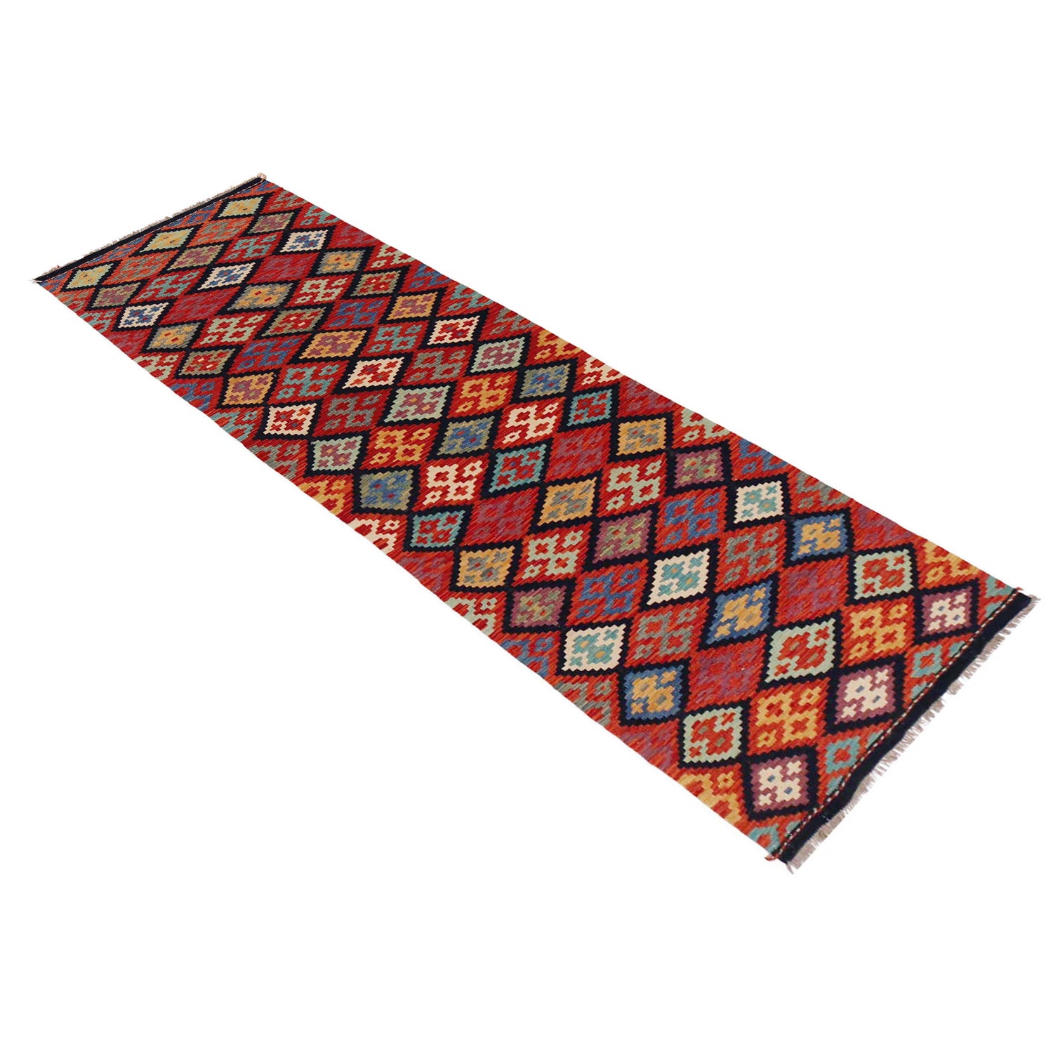 Long Kilim Runner 2' 9" x 10' 1" ft / 84 x 308 cm - No. P36259