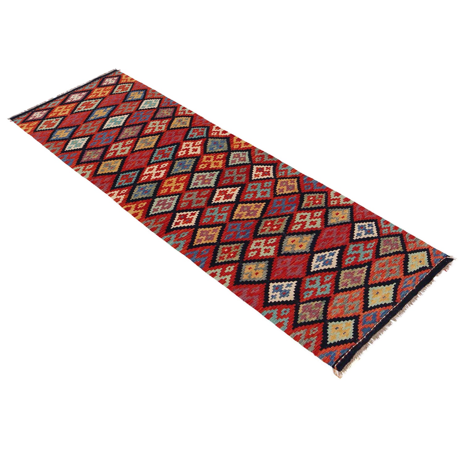 Long Kilim Runner 2' 9" x 10' 1" ft / 84 x 308 cm - No. P36259