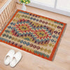 Handmade Turkish Design Wool Kilim 2' 1" x 2' 9" ft / 64 x 84 cm - No. P36301