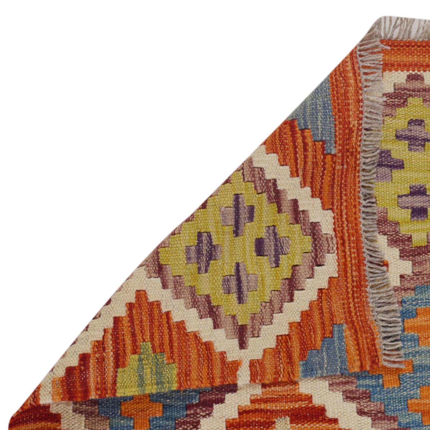 Handmade Vegetable Kilim Runner 1' 9" x 4' 11"  ft / 54 x 150 cm - No. P36308