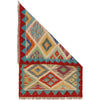 Hand Knotted Flatweave Kilim 2' 0" x 2' 11" ft / 61 x 88 cm - No. P36317