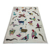 Design Embroidery Kilim 3' 11" x 6' 3" ft / 119 x 191 cm - No. P36723