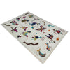 Design Embroidery Kilim 3' 11" x 6' 3" ft / 119 x 191 cm - No. P36723