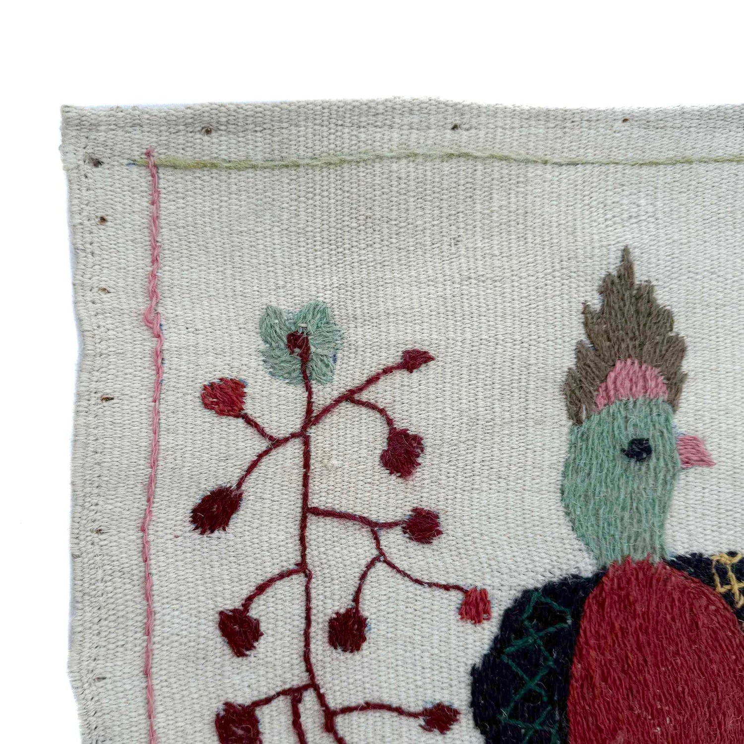 Design Embroidery Kilim 3' 11" x 6' 3" ft / 119 x 191 cm - No. P36723