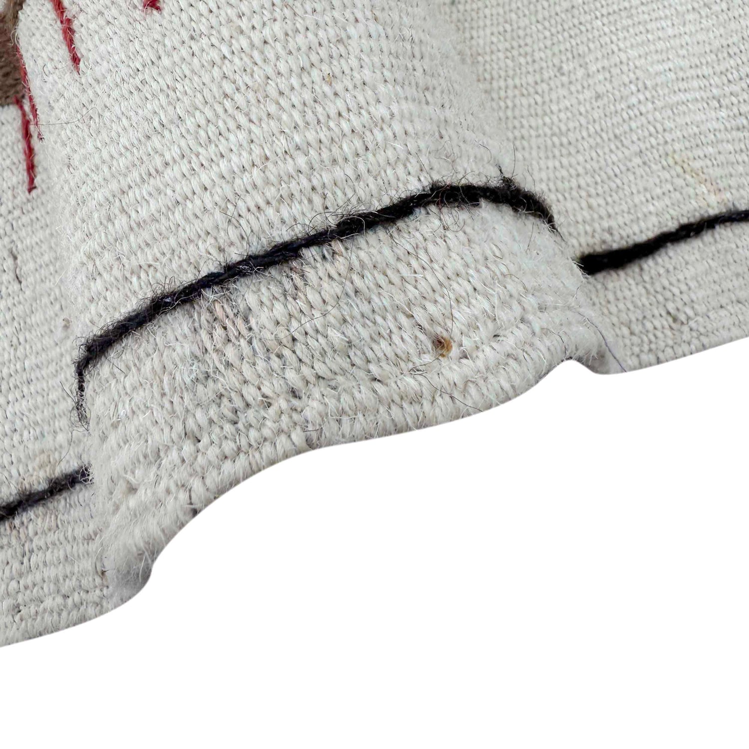 Design Embroidery Kilim 3' 11" x 6' 3" ft / 119 x 191 cm - No. P36723