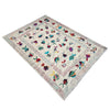 Design Embroidery Kilim 6' 4" x 9' 10" ft / 193 x 299 cm - No. P36863
