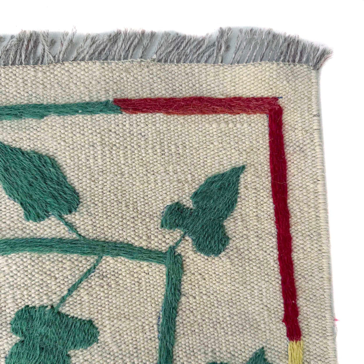 Hand Made Embroidery Kilim 5' 7" x 7' 10" ft / 169 x 240 cm - No. P36864