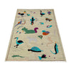 Design Embroidery Kilim 3' 8" x 6' 3" ft / 111 x 190 cm - No. P36865