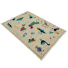 Design Embroidery Kilim 3' 8" x 6' 3" ft / 111 x 190 cm - No. P36865