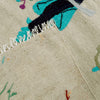 Design Embroidery Kilim 3' 8" x 6' 3" ft / 111 x 190 cm - No. P36865