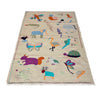 Hand Knotted Embroidery Kelim 3' 8" x 6' 2" ft / 113 x 189 cm - No. P36868