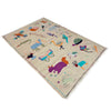 Hand Knotted Embroidery Kelim 3' 8" x 6' 2" ft / 113 x 189 cm - No. P36868