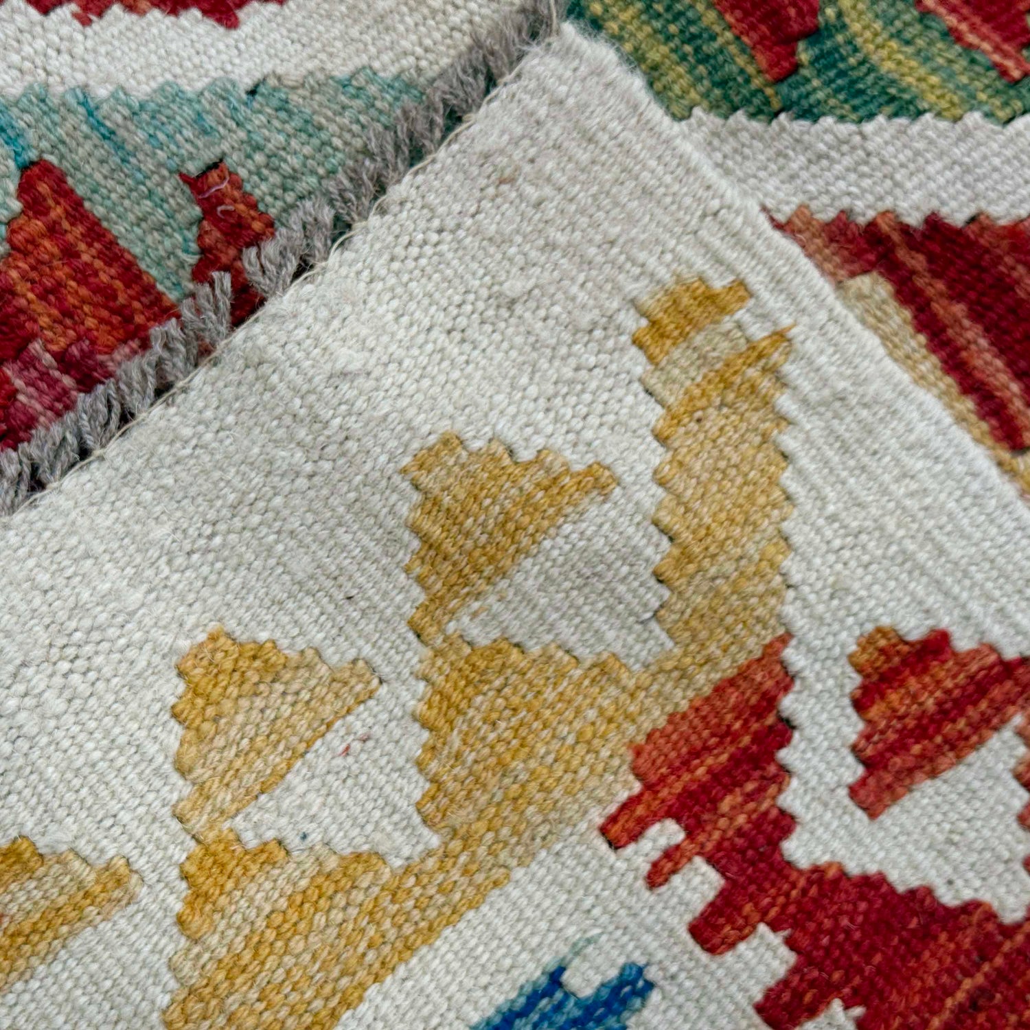 Handmade Vegetable Kilim 9' 7" x 12' 11" ft / 292 x 393 cm - No. P36875