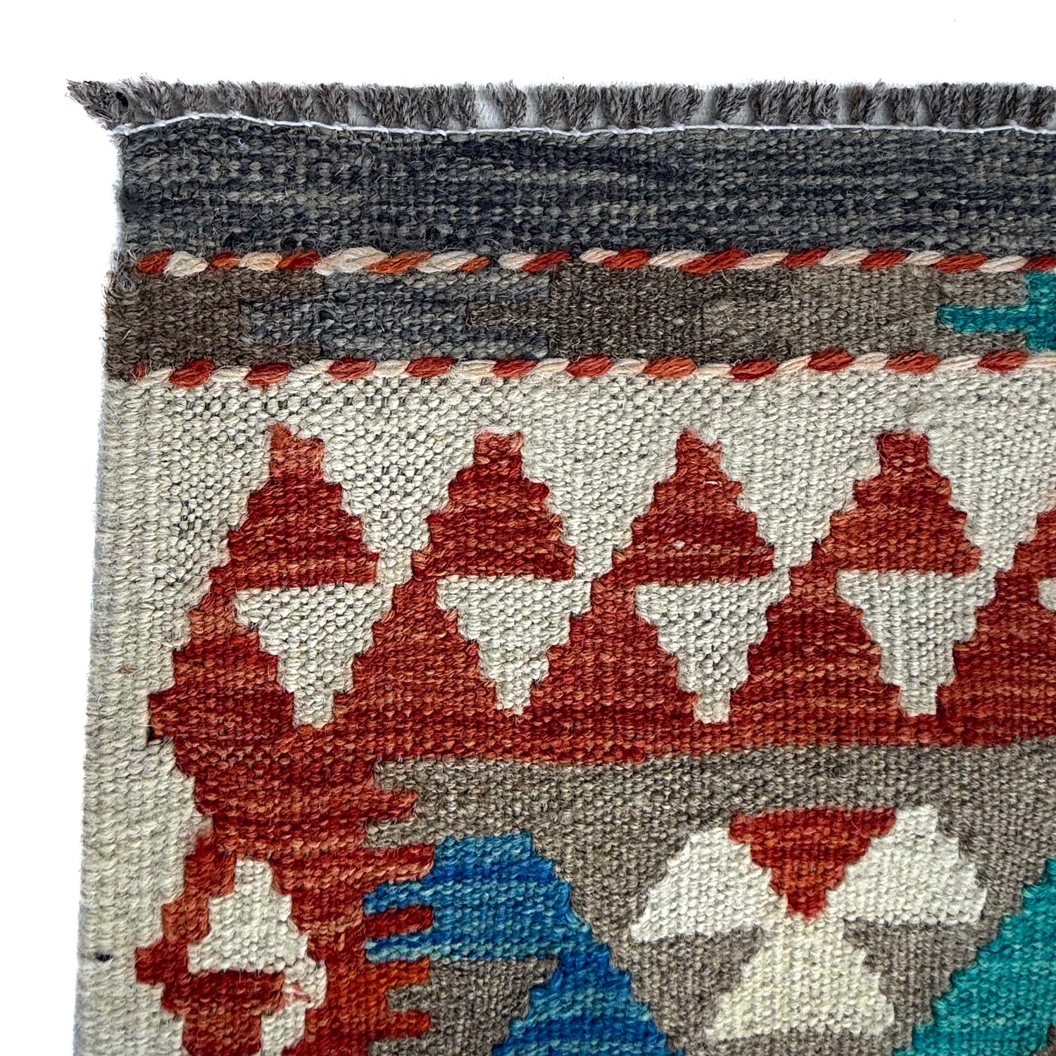 Hand Made Afghan Kilim 8' 3" x 10' 0" ft / 252 x 304 cm - No. P36878