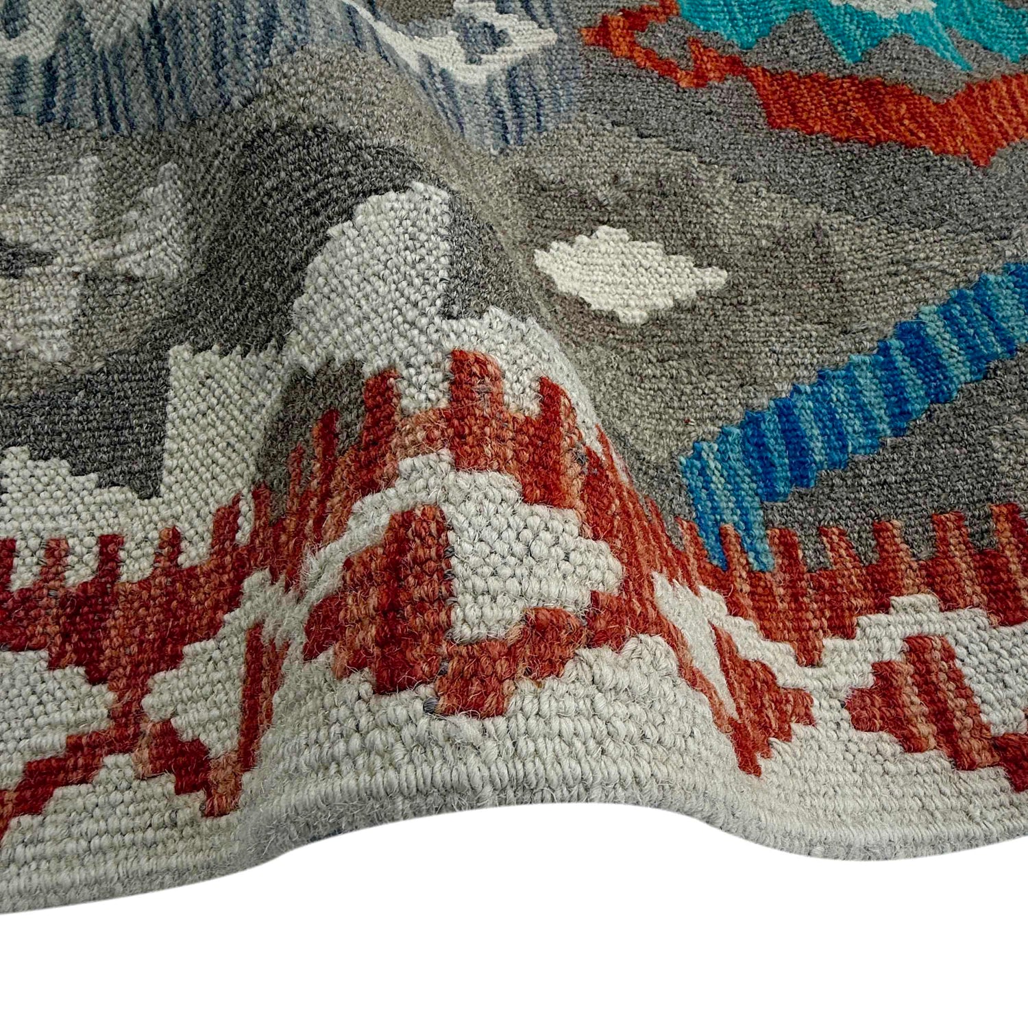 Hand Made Afghan Kilim 8' 3" x 10' 0" ft / 252 x 304 cm - No. P36878