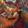 Hand Knotted Afghan Style Kilim 8' 5" x 10' 1" ft / 256 x 308 cm - No. P36881