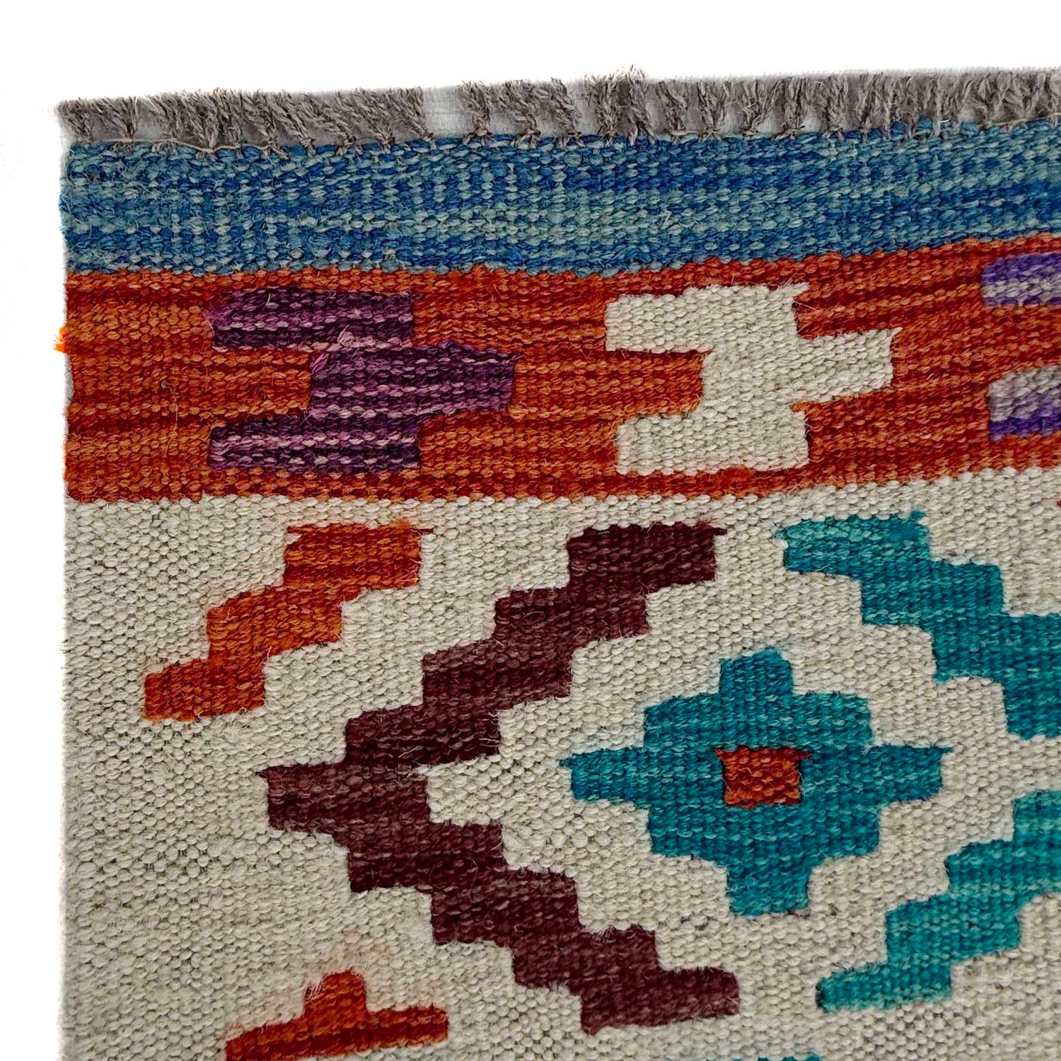 Handmade Afghan Vegetable Kilim 8' 2" x 11' 8" ft / 249 x 355 cm - No. P36889