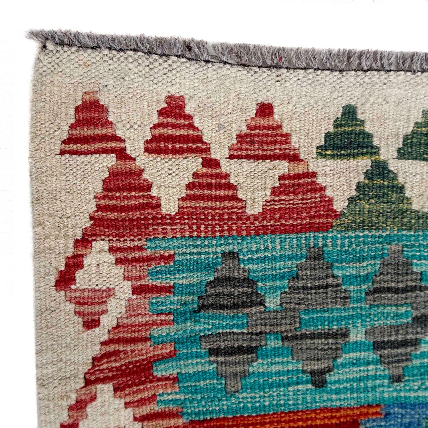 Hand Made Afghan Kilim 8' 10" x 11' 6" ft / 270 x 350 cm - No. P36891