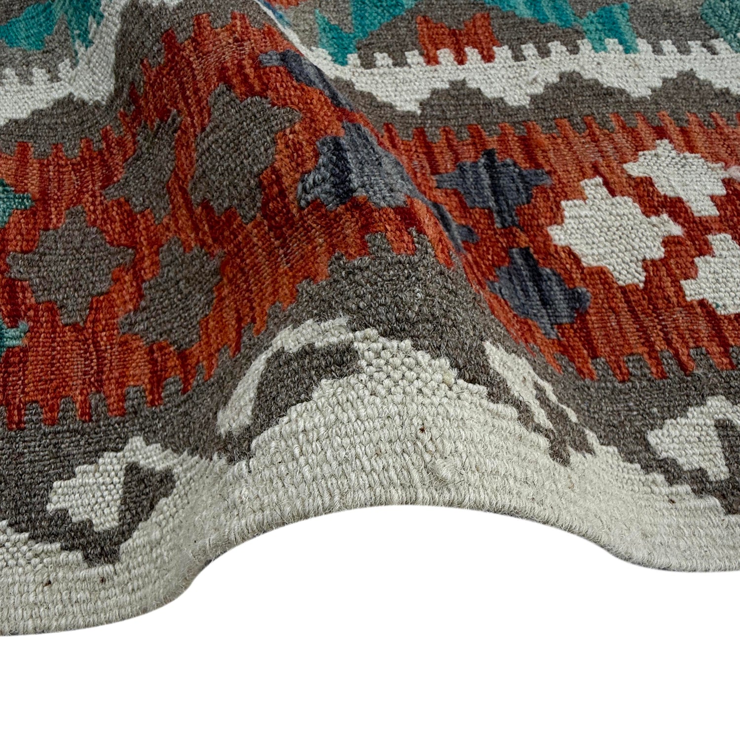 Large Size Chobi Kilim 8' 4" x 9' 9" ft / 255 x 296 cm - No. P36893