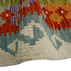 Multi Color ful Flat-Weave Wool Kilim 8' 6" x 11' 4" ft / 259 x 345 cm - No. P36907