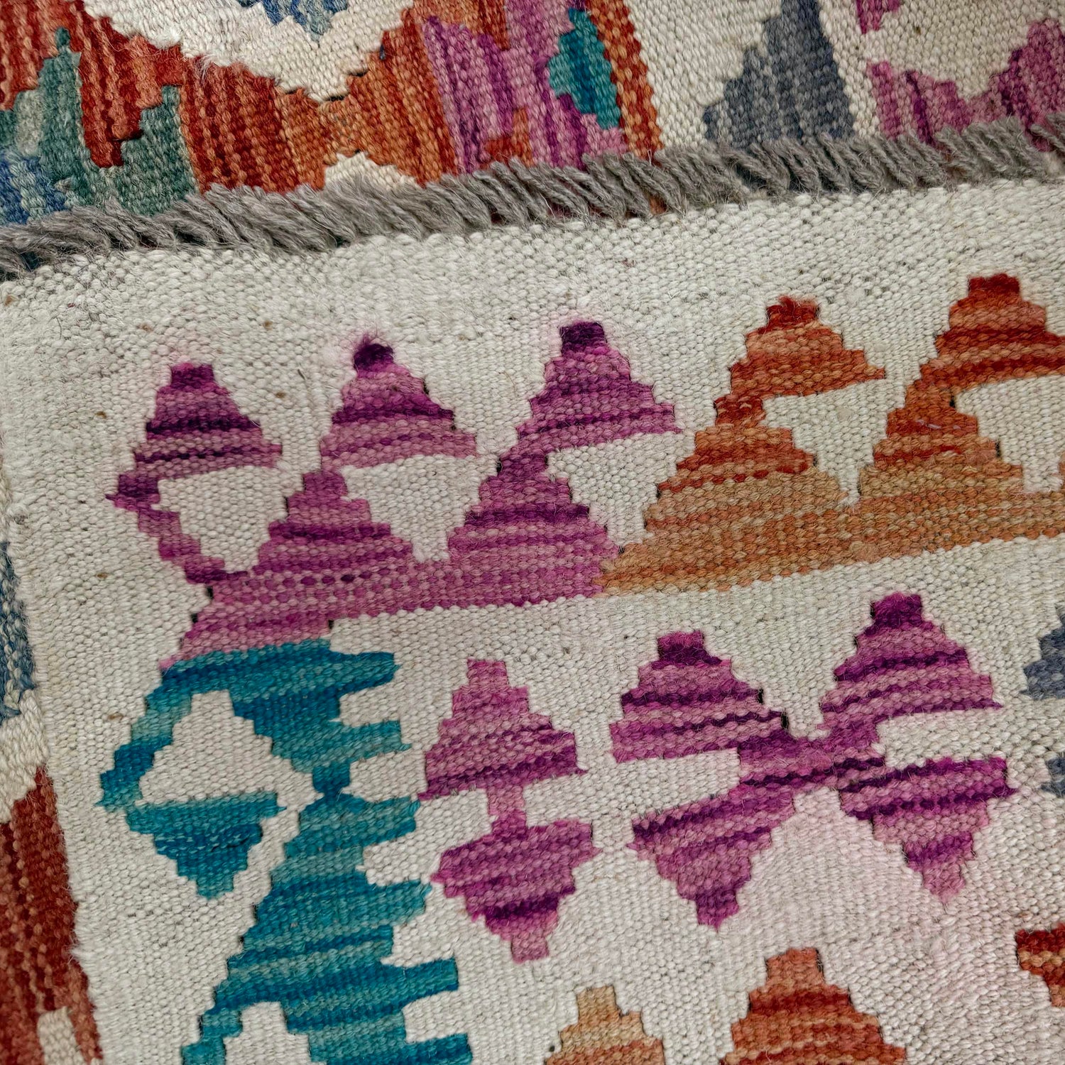 Hand Knotted Flatweave Kilim 9' 9" x 13' 1" ft / 298 x 398 cm - No. P36911