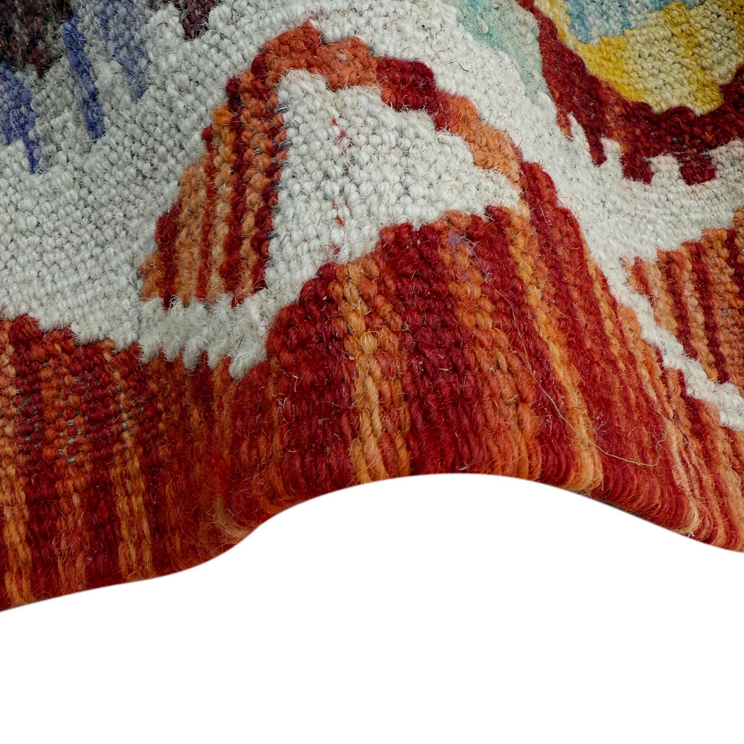 Hand Made Afghan Kilim Runner 2' 9" x 7' 9" ft / 85 x 235 cm - No. P36945