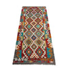 Handmade Vegetable Kilim Runner 2' 8" x 7' 10" ft / 82 x 240 cm - No. P36946