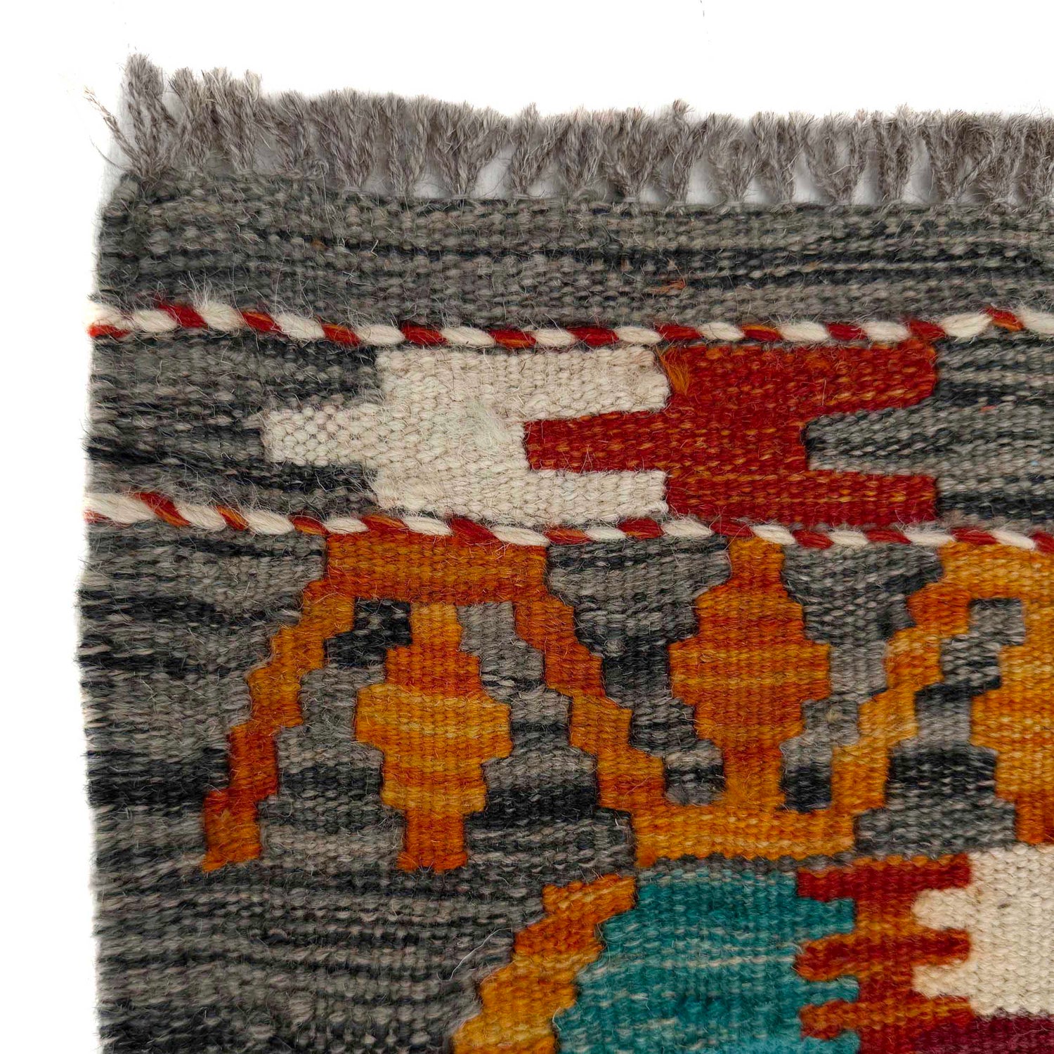 Handmade Vegetable Kilim Runner 2' 8" x 7' 10" ft / 82 x 240 cm - No. P36946