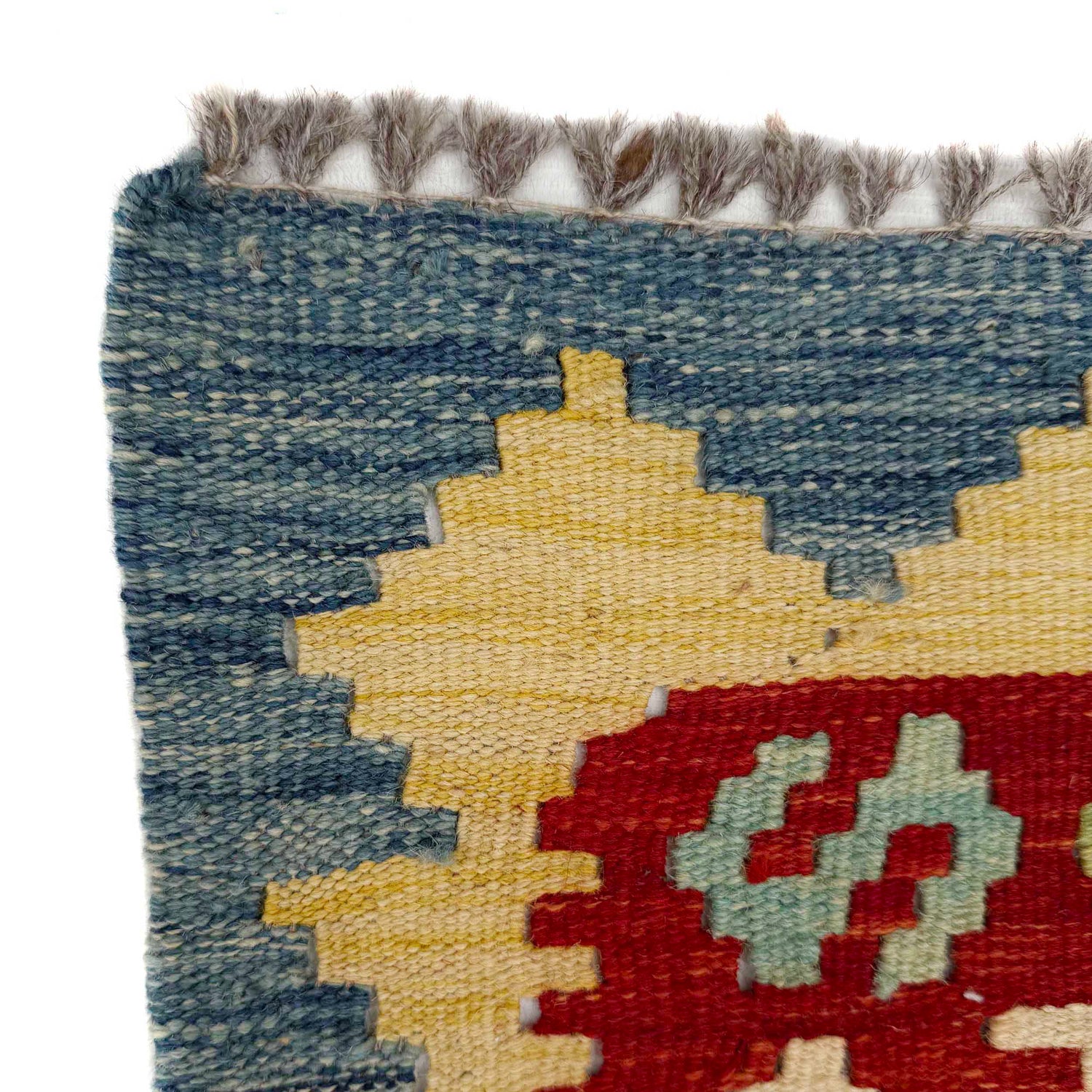 Handmade Vegetable Kelim Runner 2' 6" x 6' 4" ft / 77 x 193 cm - No. P36966